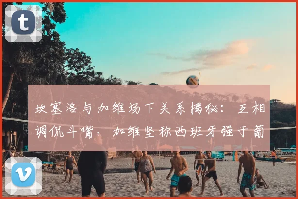 坎塞洛与加维场下关系揭秘：互相调侃斗嘴，加维坚称西班牙强于葡萄牙，2026世界杯再较高下